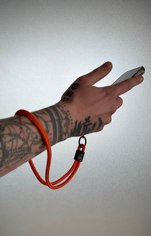 telephone leine hot orange